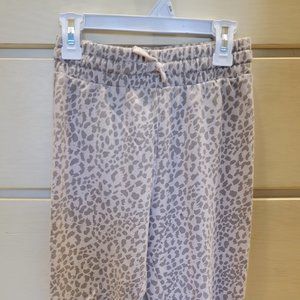 Z Supply Animal Print Girls Joggers Pants Size 10